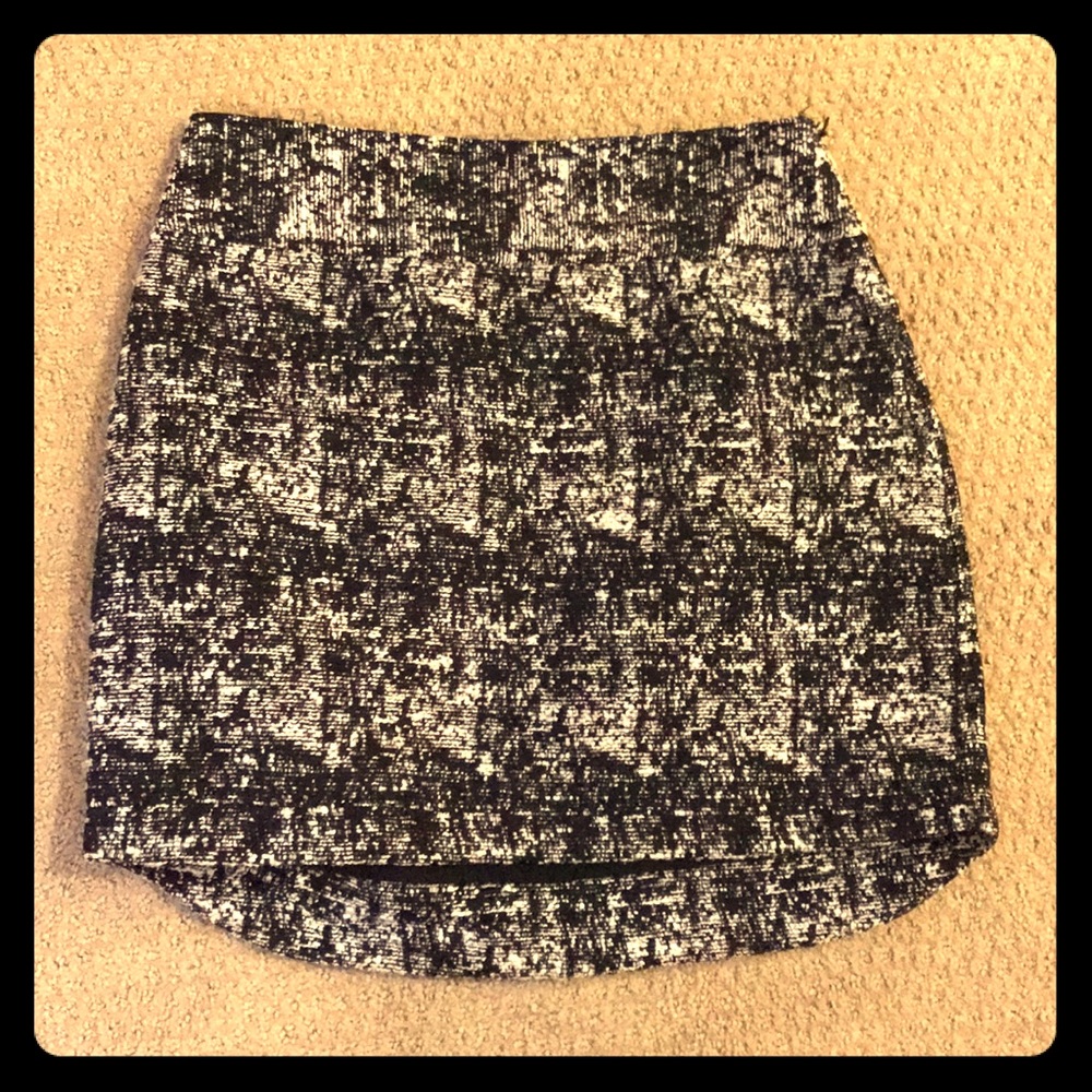 Black and white skirt